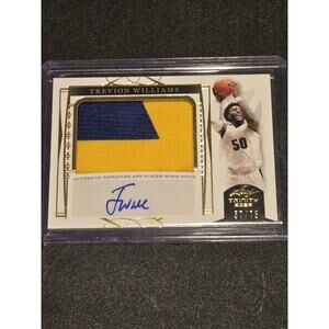 2023 Leaf Trinity #PA-TW1 Trevion Williams Patch Autographs Gold #/75